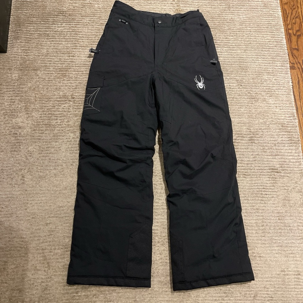 Girls black Spyder Ski Pants